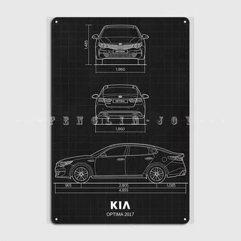 Kia Optima 2017 Металлическая табличка с надписью Pub Club Bar Индивидуальный декор стены жестяная вывеска плакат
