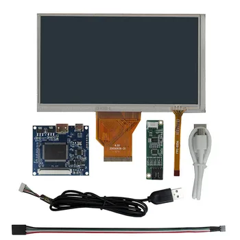 6,5-дюймовый 800 * 480 DIY TFT ЖК-дисплей с цифровым преобразователем сенсорного экрана, плата управления драйвером, совместимый с HDMI комплект монитора Raspberry Pi