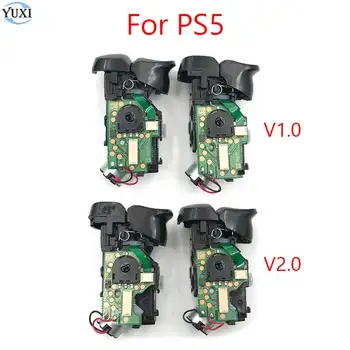 Контроллер YuXi для PS5 L1 L2 R1 R2 Модуль запуска в сборе с вибродвигателем для рукоятки PS5 V1.0 V2.0