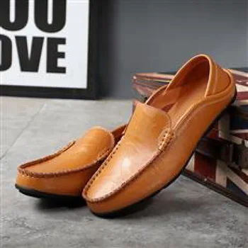 Мужская обувь из мягкой Воловьей кожи, Весенне-осенние Лоферы, Мужская обувь для вождения из натуральной кожи, Мужская Кожаная обувь Lazy Shoes Business K
