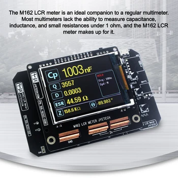 M16LCR Высокоточный Измеритель емкости 1pF -20mF 0,1 Ом-20MΩ Омметр Тестер транзисторов Частотный тестер PWM Прямоугольный Мультиметр