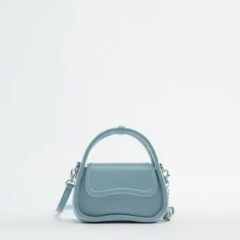 Минималистичная женская мини-сумка, маленькое квадратное седло, съемный и регулируемый плечевой ремень, модная ручная сумка One