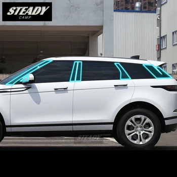 Для Land Range Rover Evoque 2020-2022 2023 Наружная Стойка Окна Автомобиля С защитой От царапин TPU Защитная Пленка Для ремонта с защитой от царапин