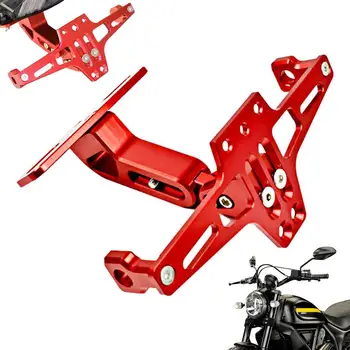 Алюминиевые крепления на крыльях, брызгозащищенный держатель номерного знака мотоцикла, рама номерного знака мотоцикла из алюминиевого сплава для электрического велосипеда