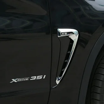 Для BMW Xdrive Эмблема Логотип X5 F15 X5M F85 3D Наклейки Автоаксессуары Акульи Жабры Боковое Крыло Вентиляционное Отверстие Украшение Автомобиля-Стайлинг