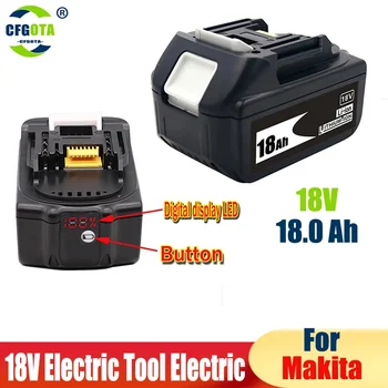 Аккумулятор 18 В для электроинструментов Makita 18 В Запасные принадлежности BL1860 BL1850 Литий-ионные аккумуляторные батареи Зарядное устройство