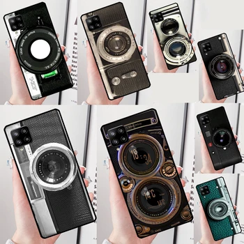 Чехол для телефона с камерой в стиле ретро для Samsung Galaxy A14 A54 A34 A24 A12 A22 A32 A52 A51 A71 A13 A23 A33 A53 A73