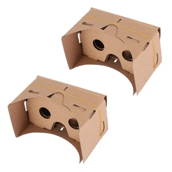 Новые 2x6-дюймовые очки виртуальной реальности 3D VR DIY Hardboard для Google Cardboard