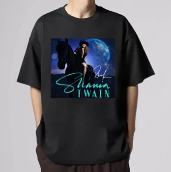 Шанайя Твен Сингер Унисекс, футболка всех размеров, подарок для мужчин и женщин с длинными рукавами