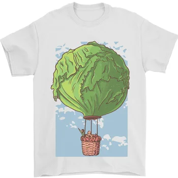 Забавная футболка Lettuga Hot Balloon из 100% хлопка