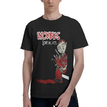 Популярная футболка оверсайз группы Incubus Love Hurts, мужская одежда, топы, мужская футболка, аниме, футболка оверсайз, мужская одежда