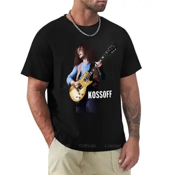 новая черная футболка мужская Paul Kossoff, футболка с аниме, летняя рубашка, футболка, короткие футболки большого и высокого размера для мужчин