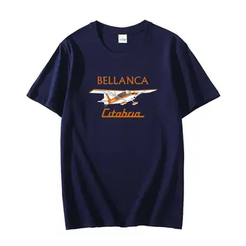 Bellanca Citabria 7KCAB (оранжевый) Футболки с изображением самолета, персонализированные к вашей летней хлопковой футболке оверсайз с круглым вырезом.