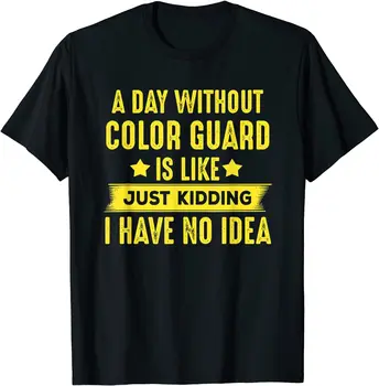 Забавная футболка Color Guard, подарок для девочек, , Футболка инструктора, Новые дизайнерские повседневные хлопковые мужские футболки, Европа