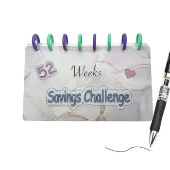 Конверты Money Saving Challenge 52 Недели Мини-кассовый органайзер Планировщик для составления бюджета Расходные материалы для управления денежными средствами для семьи