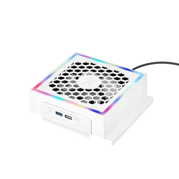 Основание охлаждающего вентилятора с красочной подсветкой RGB Atmosphere LED, подставка для игрового кулера, кронштейн для консоли серии S