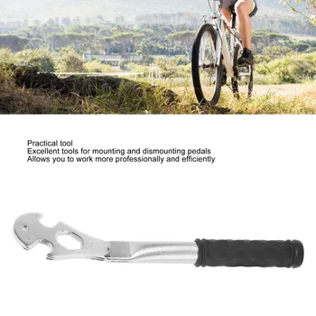 Гаечный ключ для педали велосипеда с удлиненной ручкой MTB Road Педали для горного велосипеда Установка Съемник Удаление Замена Инструмента для ремонта Гаечный ключ