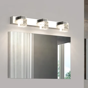 Новый продукт Creative LED 3W Waproof Crystal Mirror Настенные светильники с изображением 5730 Ba настенных светильников для интерьера стиральной комнаты отеля