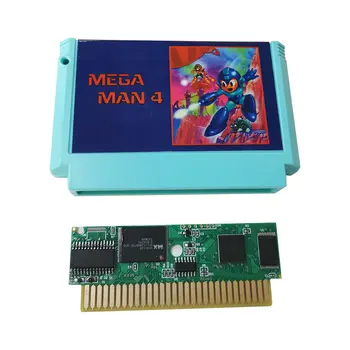 Видеоигра Megaman 4 на 60 контактов 8-битный игровой картридж FC