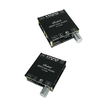 Плата цифрового усилителя XY-C100H Bluetooth5.0 TPA3116D2 100 Вт + 100 Вт 2-Канальный HIFI Версии 2.0 Стерео аудио модуль DC5-26V