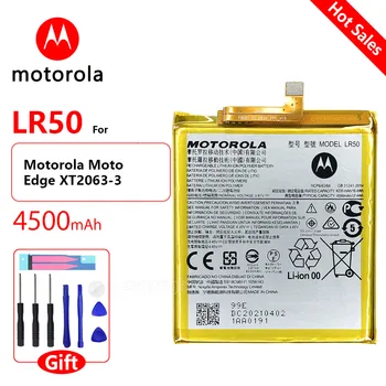 Оригинальный Сменный Аккумулятор Motorola LR50 Для Motorola MOTO edge LR 50 Серии Телефонных Аккумуляторов 4500mAh Batteria + Номер Отслеживания