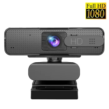 Веб-камера 1080P Full HD Веб-камера с микрофоном USB Веб-камера для ПК, ноутбука Mac, настольного компьютера, YouTube, мини-видеокамеры Skype