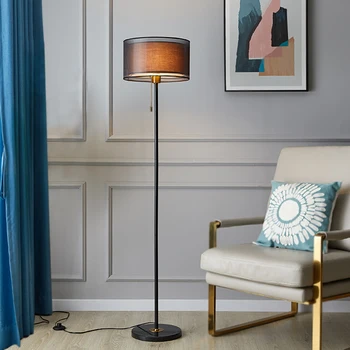 Креативный светодиодный торшер в скандинавском стиле, простой современный домашний декор, прикроватные тумбочки для спальни, светильники для дивана в гостиной, вертикальная лампа с дистанционным управлением.