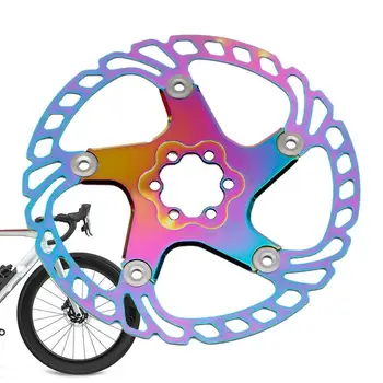 Ротор велосипедного тормоза, модификация дискового тормоза велосипеда, Разноцветные Тормоза для дисковых велосипедов, Прочный дисковый тормоз, Велосипедный аксессуар для горных