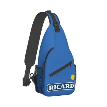 ЛУЧШЕЕ ПРЕДЛОЖЕНИЕ Ricard Logo Crossbody Sling Bag S Маленькая Нагрудная Сумка Richard Wine Плечевой Рюкзак Daypack для Путешествий Пеший Туризм Велосипедная Сумка