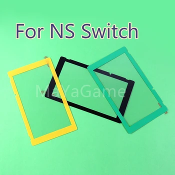 20шт Полноэкранная закаленная пленка с цветным краем Стеклянная пленка для игровой консоли для NS Switch Витражное стекло