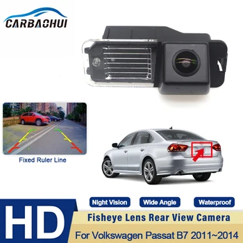 CCD Автомобильная Резервная Камера Заднего Вида Заднего Вида Парковочная Система Для Volkswagen Passat B7 2011 2012 2013 2014 HD Водонепроницаемый