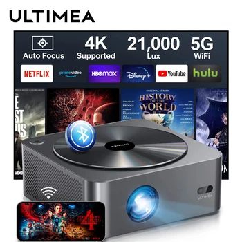Проектор ULTIMEA Full HD 1080P 5G WiFi LED 4K Video Movie Smart Projector PK DLP Домашний кинотеатр Bluetooth проекторы