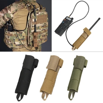 Чехол для кабеля для перемещения радиоантенны Tactic, модульные сумки на жилетном ремне Molle, держатель для хранения сумок, чехлы для хранения сумок.