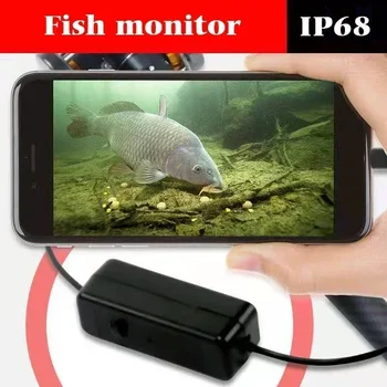 Новая подводная камера IP68 водонепроницаемое визуальное устройство для ловли рыбы с проводным подключением мобильного телефона планшета USB TypeC Mirco USB fish finder