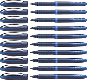Упаковка из 3 шариковых гелевых ручек Schneider ONE Business с наконечниками для ручек 0.3/0.5/0.6/1.0 Ручка мм Черная / синяя / красная / Зеленая / фиолетовая