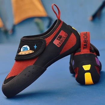 Качественная профессиональная обувь для тренировок по скалолазанию, боулдерингу, молодежные детские кроссовки для скалолазания с защитным носком