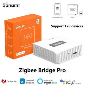 SONOFF ZB Bridge-P Zigbee Bridge Pro Умный шлюз Zigbee 3.0 С многорежимной Поддержкой 128 устройств Дистанционного управления Alexa Google Home