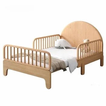 Сращивание детских кроваток, ограждение для мальчика, принцесса из массива дерева, Детские кровати для девочки, Выдвижная мебель для спальни Camas Dormitorio