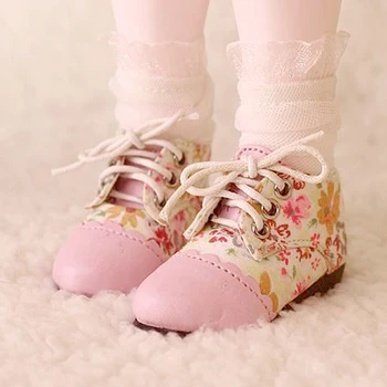 Обувь 1/4 BJD MSD rose flower Shoes Dollfie DREAM DK SOOM DOD Dollmore Luts AOD DZ MID AF