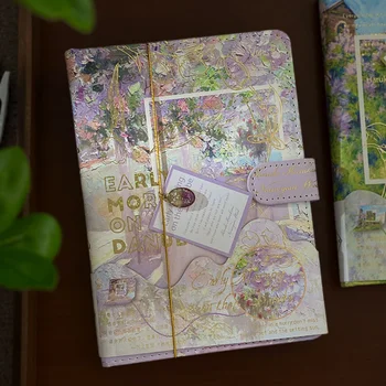 Mantian stars изысканный блокнот с магнитной пряжкой из искусственной кожи, литературный дневник, книга с иллюстрациями 