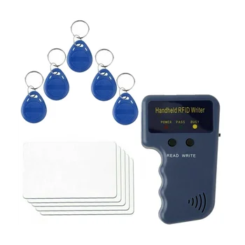 125 кГц EM4100 RFID Копировальный Аппарат Писатель Дубликатор Программатор Считыватель + T5577 EM4305 Перезаписываемые Идентификационные Брелоки Бирки Карты