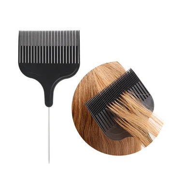 Парикмахерские принадлежности, набор парикмахерских инструментов, Двусторонняя расческа для волос С мелкими зубьями, щетка для волос с заостренным краем.