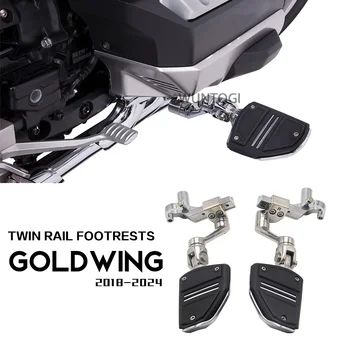 аксессуары для HONDA GL1800 Goldwing Двойные Направляющие Подставки Для Ног Gold Wing Подножки Goldwing1800 F6B GL1800 Tour Goldwing Запчасти