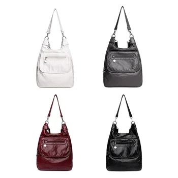 Y166 Элегантная и практичная сумка для повседневного использования, школьная сумка, рюкзак из искусственной кожи, дневной рюкзак