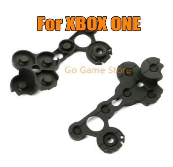 10 шт. для контроллера Xbox One xboxone, запасные части из черной токопроводящей резины, замена контроллера с токопроводящим клеем