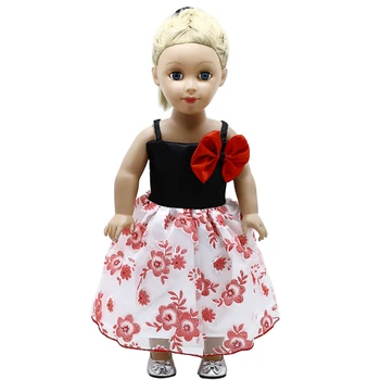 43-45 см, кукольная одежда для игрушек, кукла для новорожденных, американская кукла, модное розовое платье с бантом, куртка, подарок для девочки