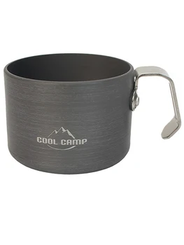 Походная чашка на открытом воздухе, легкая алюминиевая кружка для хранения воды
