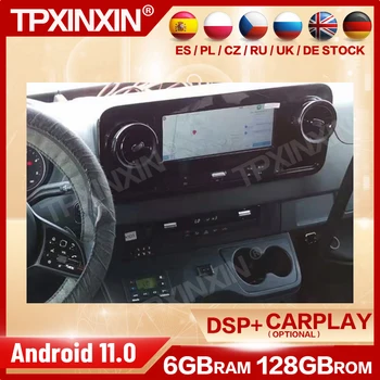 Мультимедийный Android 11 Плеер Авто Радио Стерео Для Benz Spinway Sprinter 2016 2017 2018 2019 2020 GPS Navi Видео Головное Устройство