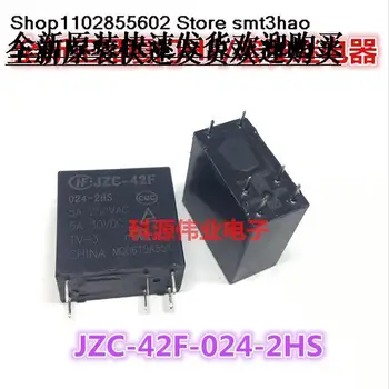 JZC- HF42F-024-2HS 2HST 24VDC 5A 6PIN