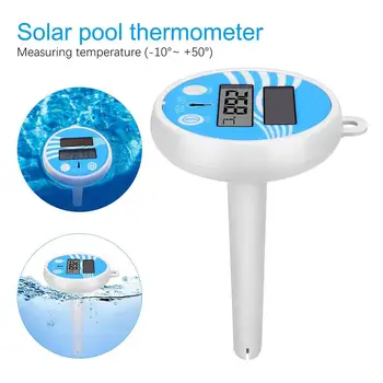 Цифровой беспроводной плавающий термометр для бассейна С высокоточным датчиком, Аквариумы для ванн в помещении/ на открытом воздухе, Дистанционное наблюдение